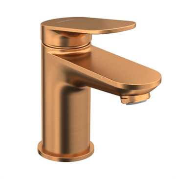 Duravit Wave S håndvaskarmatur uden bundventil, børstet bronze